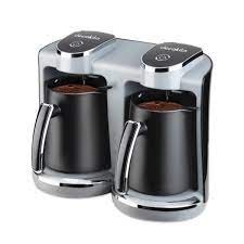 Decakila Turkish Coffee Maker KECF031B – 500W + 500W, 250ml x 2 (1–8 Cups) | Dual Brewing for Rich Turkish Coffee