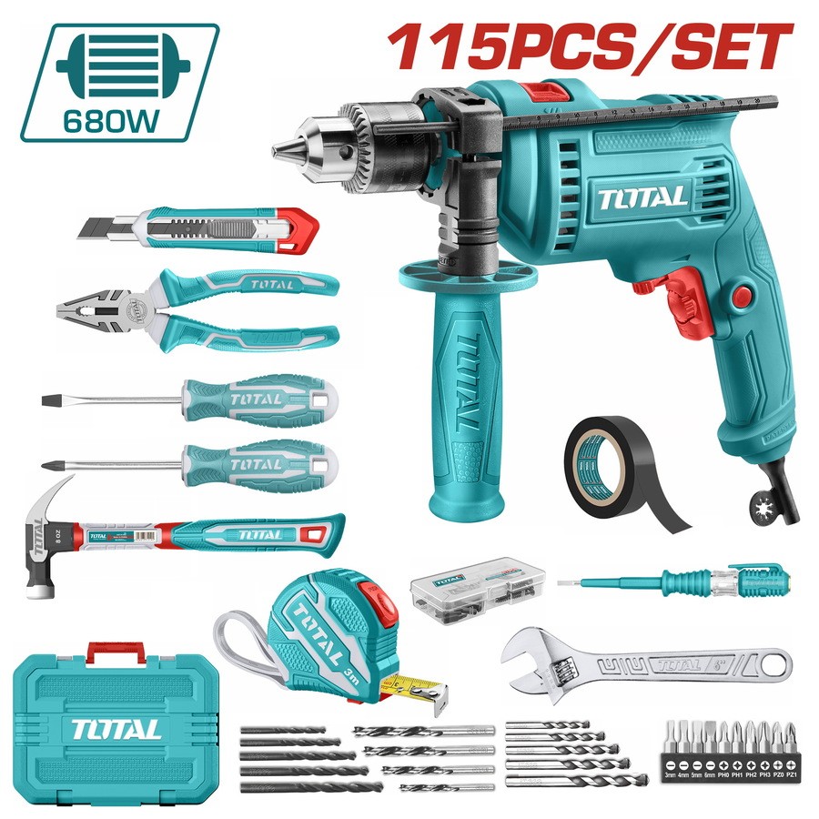 Total THKTHP11652 165 Pcs Tools Set – 20V